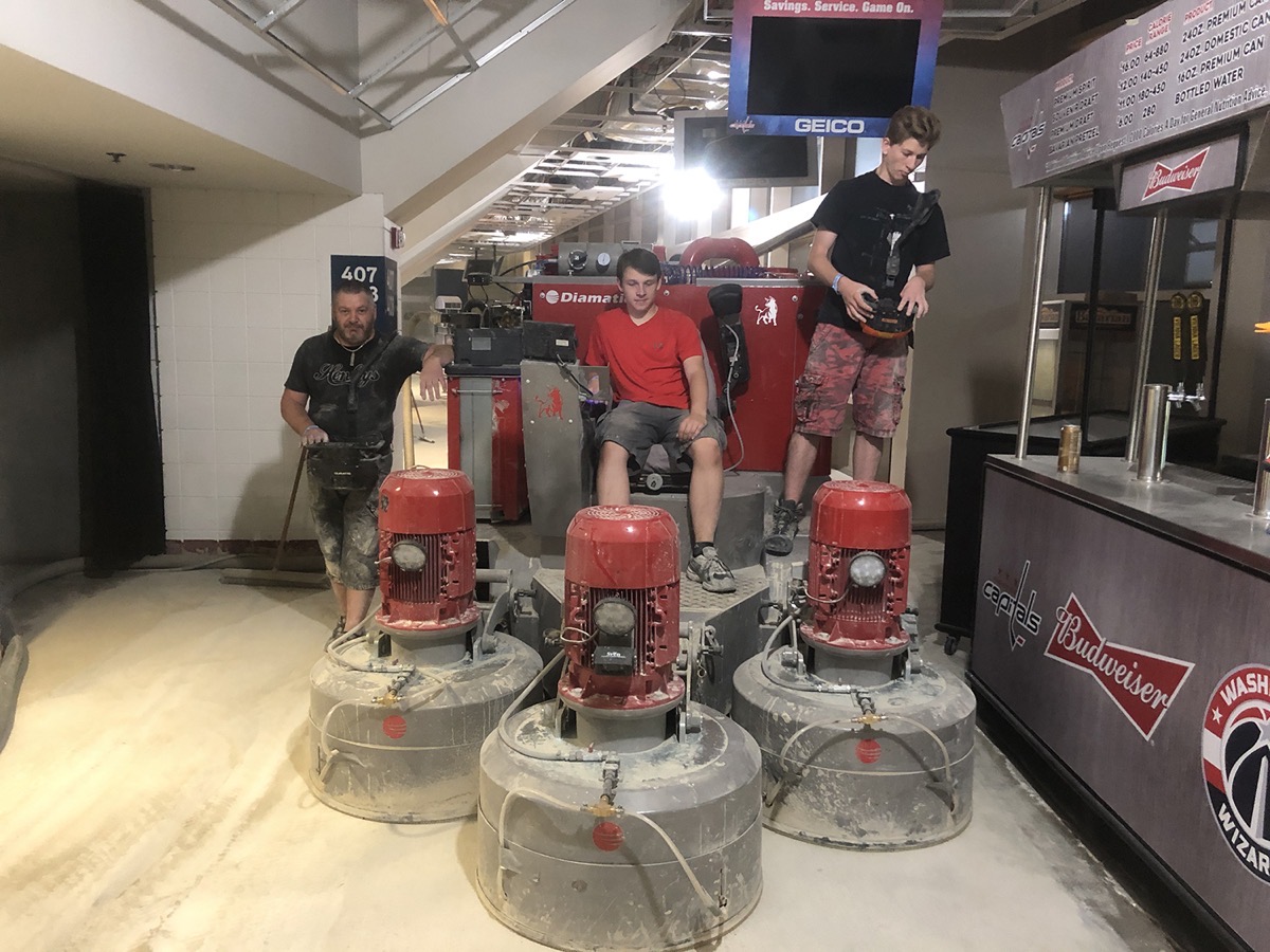 Industrial Floor Prep And Polishing